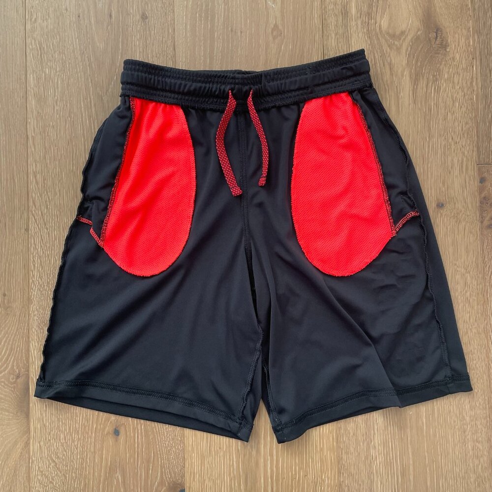 Under Armour Shorts Boys Youth Large Black UA Stunt 3.0 Performance Athletic Gym - Picture 6 of 16